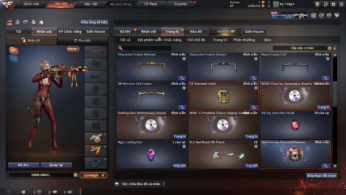 shop acc cf uy tin gia re